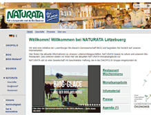 Tablet Screenshot of naturata.lu