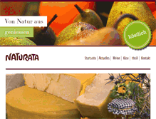 Tablet Screenshot of naturata.ch